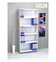 Dosya Dolabı Açık Raflı 70x35x185 Cm (BEYAZ)
