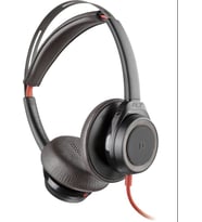 POLY Blackwire BW7225 USB-A Siyah Kablolu Kulak Üstü Kulaklık
