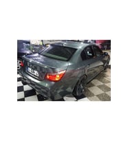 BMW E60 Uyumlu CAM ÜSTÜ SPOYLER FİBERGLASS BOYASIZ