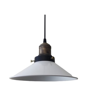 Mylight Retro Beyaz Tekli Sarkıt Rustik 23 cm