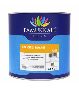 Pamukkale Yol Çizgi Boyası Solvent Bazlı 3.5 Kg Beyaz