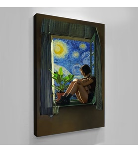 by the Window at Starry Night