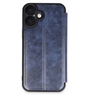 iPhone 16 Plus Kılıf Flip Cover - Lacivert