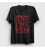 Presmono Unisex Beyaz Day One Ish V2 Wwe Güreş The Usos T-Shirt 525561tt (Siyah)