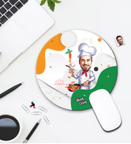 Kişiye Özel Karikatür Şef Tasarımlı Mouse Pad 072