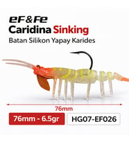 Effe Caridina Sinking Batan Silikon Yapay Karides 76mm 6.5gr HG07-EF026