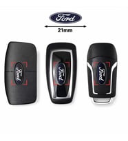 Fiesta Fusion Mondeo Transit Kumanda Anahtar Amblem A+ KALİTE DAMLA ETİKET 17 x 7 mm Elips 2 ADET