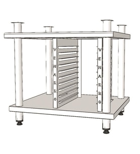 Venarro DEF-K10A 10’lu Konveksiyonlu Fırın Alt Stand 10 GN - 1/1
