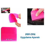 PPF/TPH Silikon Çekçek Ragle Cam Filmi Çekme Uygulama Aparatı Pembe 6x7.5cm