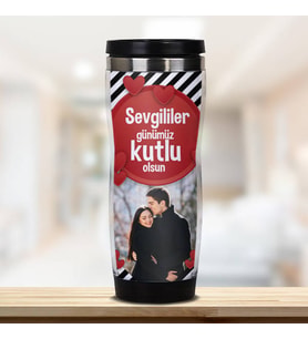 Sevgililer Günü Hediyesi Termos Bardak