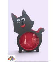 Kırmızı Kedi Kumbara Çocuk Odası Dekoratif Para Biriktirme Kumbarası