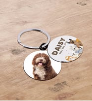 BK Gift Evcil Dostlara Özel İsimli 2’li Ahşap Pet Tasma Künyesi - Model 1-10