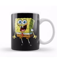 Spongebob Squarepants Design Süngerbob Kupa Bardak Porselen