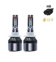 Drs Tuning Led Far Ampulü Çift Renk SarıBeyaz H8-36W-4800Lm-12V 495-1