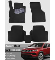 JEEP COMPASS (2017-2025) Uyumlu EVA Paspas Tam Set–Araca Özel,Kolay Montaj,Su Geçirmez