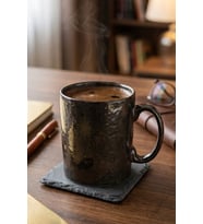 Bambum Cup Silindir Kupa Antik Siyah 250 ml