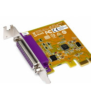 HP 801549-001 PCI Express x1 Paralel Port LPT DB25 Genişleme Kartı PAR6408A