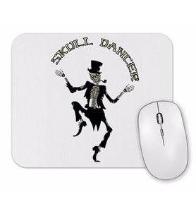 Caveira Dançarina Mouse Pad