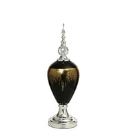 Vitale Amber Silver Kapaklı Vazo 54 cm AK.JE0010