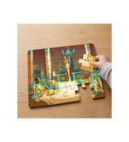 Firavunun Hazine Odası Tasarımlı 24 Parça Ahşap Çocuk Puzzle MPK0460