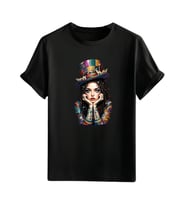 Animasyon Görselli  Unisex (Tshirt) Tişört (Siyah)