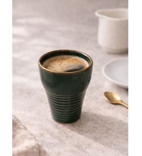 Artistik Kulpsuz Yeşil Kupa- Mug