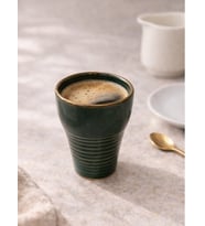 Artistik Kulpsuz Yeşil Kupa- Mug
