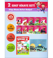 2.Sınıflar İçin Okumayı Sevdiren 10 lu Hikaye Seti 7 (Kitap Okuma Defteri Hediyeli)