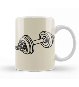Gym Workout Fitness Lover Motivation Gift Quotes For MEN   Kupa Bardak Porselen