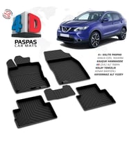 Nissan Qashqai 2 4D Araca Özel Havuzlu Kauçuk Paspas 2014-2021