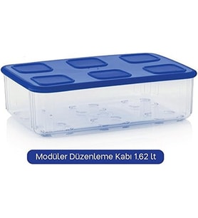 Tupperware Modüler Düzenleme Kabı 1.6 Lt Saklama Kabı Esc