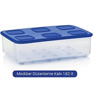 Tupperware Modüler Düzenleme Kabı 1.6 Lt Saklama Kabı Esc