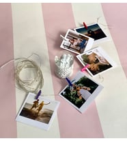 Kişiye Özel 10 Fotoğraf 3 Metre Peri Led Ve Mini Boy Işıklı Beyaz Melek Kar Küresi