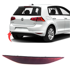 Vw Golf 7 2013-2017 Sol Reflektör Arka Tampon Karartılmış 5G0945105A