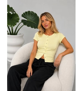 Kadın Bisiklet Yaka Çıt Çıt Kapama Slim Fit Viscon Bluz 26038
