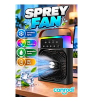 Masaüstü Sprey Fan – RGB Aydınlatmalı Nemlendirici USB Şarjlı Taşınabilir Serinletici