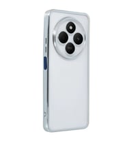 Xiaomi Redmi 14c Kılıf Razer Lensli Silikon - Gümüş