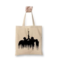 Bts Fake Love Melting Silhouette Black Army Kpop Bt21 Bez Çanta (Beyaz)