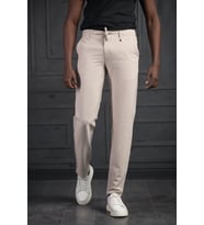 Slimfit Beli Lastikli Ve İplikli Likralı Gofre Kumaş Jogger Pantolon