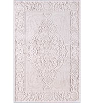 Eliana Home Baskılı, Yıkanabilir Kaymaz Taban Salon Halısı LNA1281 100x150 cm (Bej)