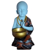 OTURAN BUDDHA, 34cm, BAHÇE,TERAS,BALKON DEKOR ÜRÜNÜ