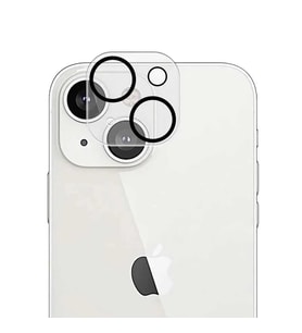 Apple Apple iPhone 13 Mini Kamera Lens Koruyucu HD Kalite Sıvı Korumalı Tempered Glass Cam (Renksiz)