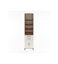 Hyperion Dolap 5 Raflı 2 Çekmeceli 2 Kapaklı 60x44x243 Çam-Aytaşı