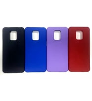 Xiaomi Redmi Note9s Yumuşak Slikon Kılıf Cam Ekran Koruyucu Hediyeli (Kırmızı)