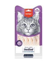 Wanpy Sterilised Hindi & Kızılcıklı Kısırlaştırılmış Sıvı Kedi Ödül Maması 5x14 gr