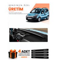 CITROEN NEMO (2007-2020) Uyumlu Torpido Koruma Örtüsü Oto Kılıfı - Siyah