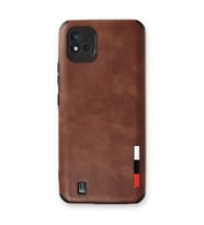 Realme C11 2021 Kılıf Loop Deri Silikon - Kahverengi