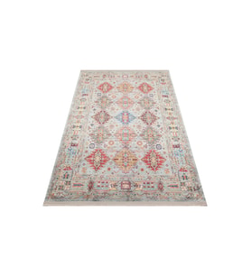 Makine Kaymaz Yıkanabilir Krem Eskitme Jüt Salon Halısı Mutfak Halısı Koridor Halısı Yolluk 6 aqua
