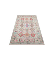 Makine Kaymaz Yıkanabilir Krem Eskitme Jüt Salon Halısı Mutfak Halısı Koridor Halısı Yolluk 6 aqua