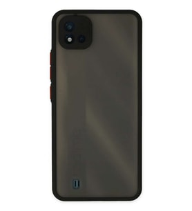 Realme C11 2021 Kılıf Montreal Silikon Kapak - Siyah